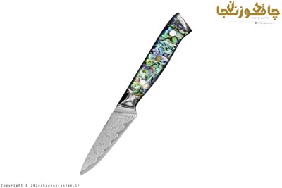چاقوی دم دستی اورجینال برند XITUO با تیغه داماس ضدزنگ 