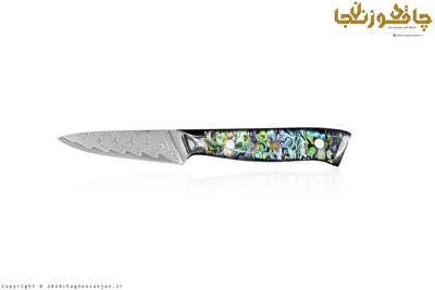 چاقوی دم دستی اورجینال برند XITUO با تیغه داماس ضدزنگ 