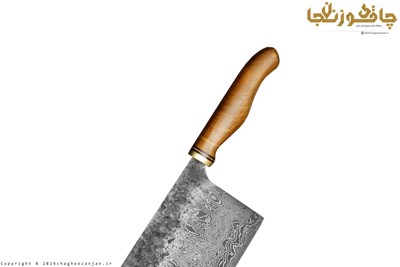چاقوی صربستانی نسخه محدود شیروجین با تیغه فولاد دمشقی