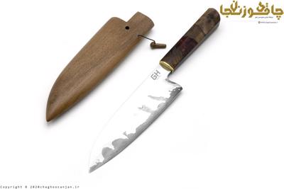 چاقوی سرآشپز حرفه ای مدل ژاپنی فولاد سان مای (SAN MAI)