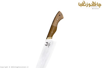 چاقوی سرآشپز و آشپزخانه مدل سانتوکو ژاپنی با تیغه ضدزنگ 