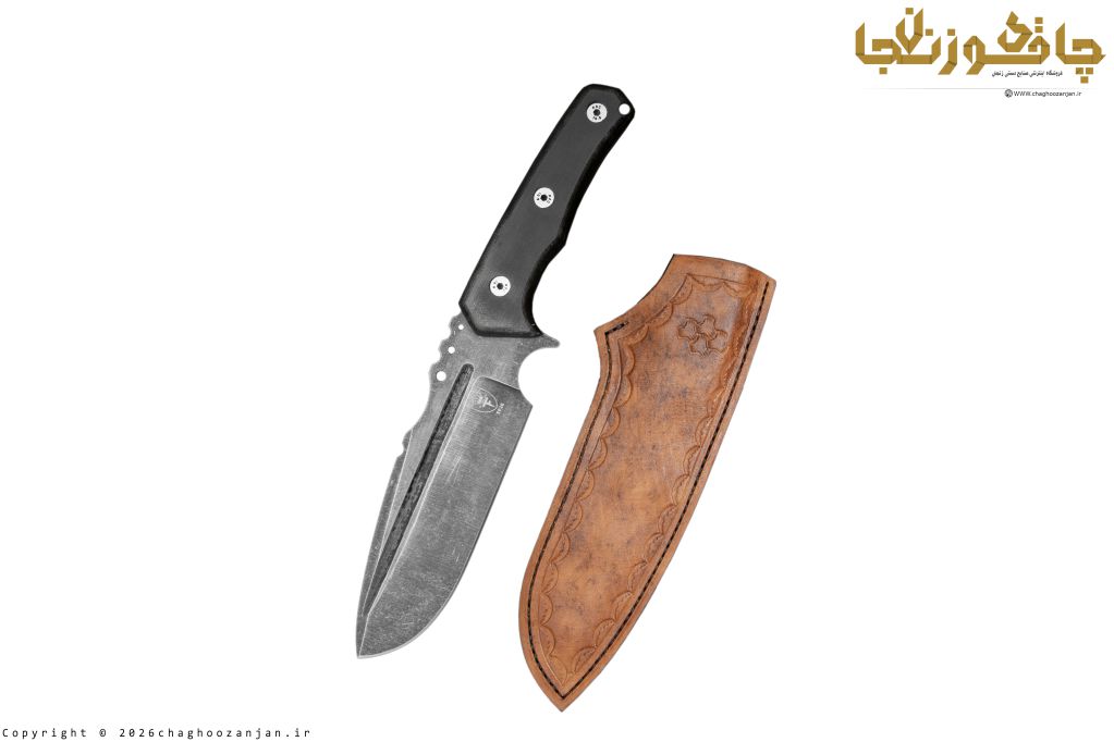 چاقوی سفارشی شکار و طبیعت‌گردی گرز سیاه TF26