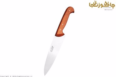 چاقوی آشپزخانه  سفارشی طرح ایوو دستساز استاد عرفان منش با تیغه ضدزنگ