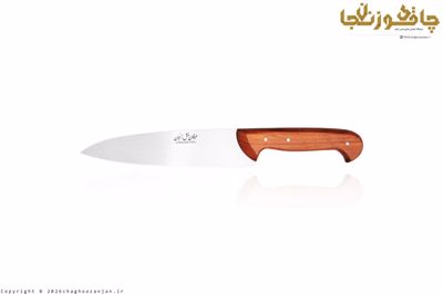 چاقوی آشپزخانه  سفارشی طرح ایوو دستساز استاد عرفان منش با تیغه ضدزنگ