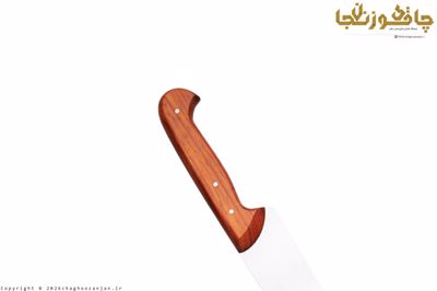 چاقوی آشپزخانه  سفارشی طرح ایوو دستساز استاد عرفان منش با تیغه ضدزنگ